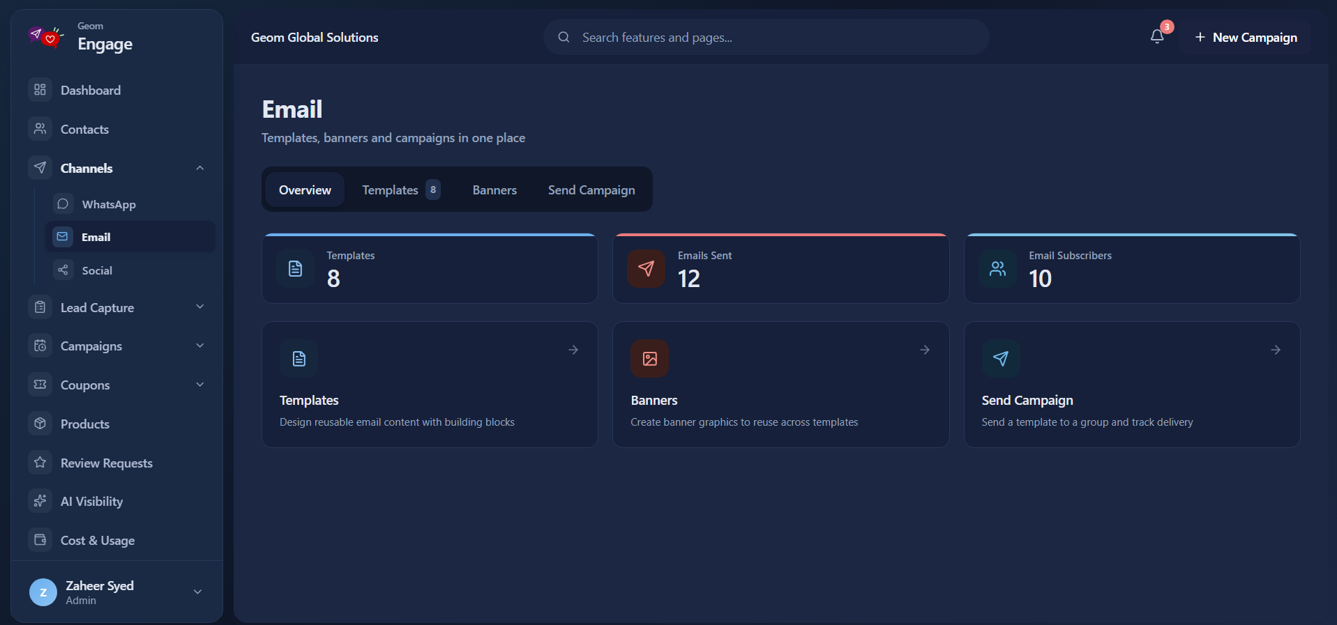 Email overview